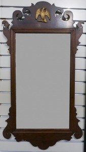 TWO CHIPPENDALE STYLE PARTIAL