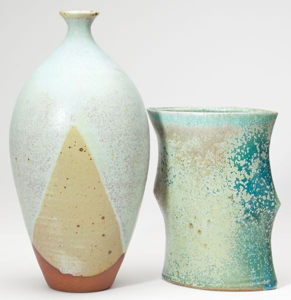 Two Chris Luther Pottery