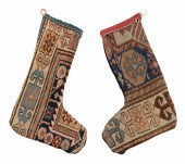 TWO CHRISTMAS STOCKINGS MADE F