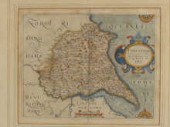 Two Christopher Saxton maps of