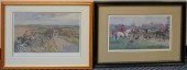 TWO CHROMOLITHOGRAPHS OF THE H