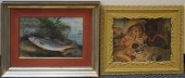 TWO CHROMOLITHOGRAPHS OF TWO G