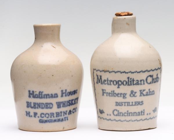TWO CINCINNATI OHIO STONEWARE