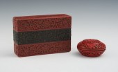 Two Cinnabar Boxes First a rec