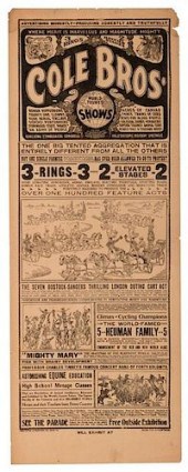 TWO CIRCUS BROADSIDES.Two Circ