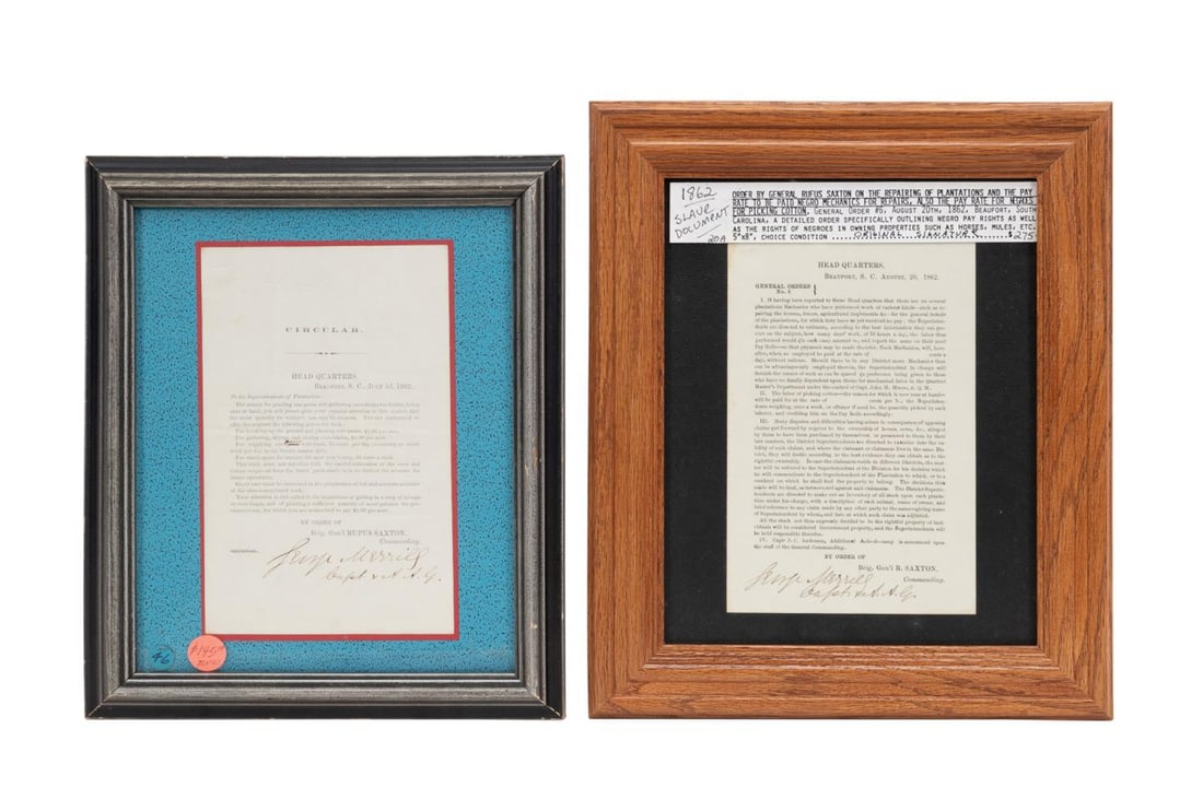 TWO CIVIL WAR BROADSIDES FROM