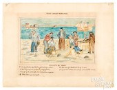 TWO CIVIL WAR DRAWINGSTwo Civi