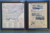 TWO CIVIL WAR MAPS<br>Civil Wa