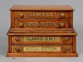 TWO CLARK'S ADVERTISING SPOOL