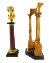 TWO CLASSICALLY INSPIRED DECOR