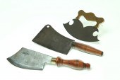 TWO CLEAVERS & CHOPPER.  Engla