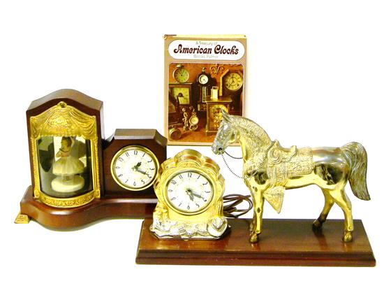 Two clocks circa 1950's  and