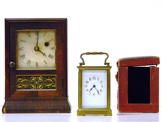 Two clocks: French Carriage
