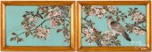TWO CLOISONNé PLAQUESTwo Clois