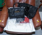 TWO COACH BAGS & TWO COACH SCA