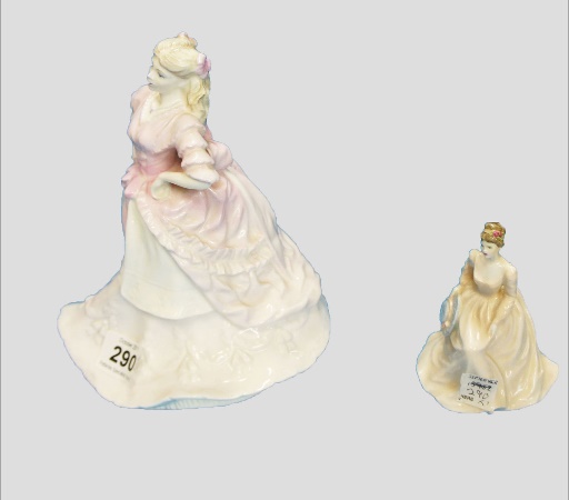 Two Coalport Figures Ladies of