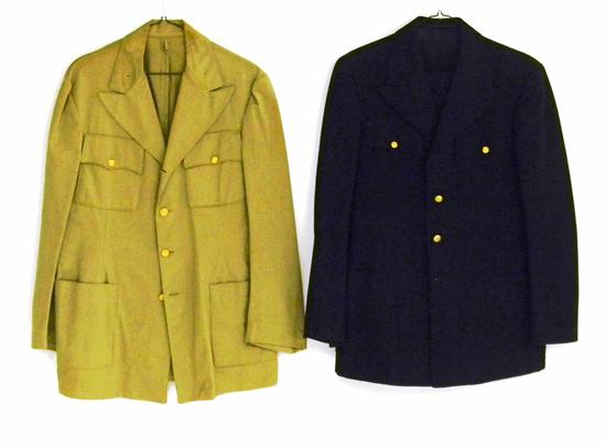 Two Coast Guard uniforms 