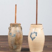 Two Cobalt Decorated Six-Gallo