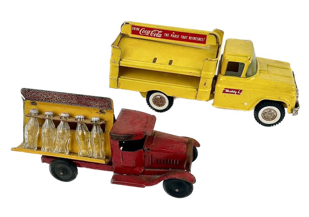 TWO COCA-COLA TRUCKS 20TH CENTURY
