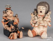 TWO COCHITI INDIAN POTTERY STO