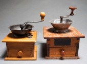 TWO COFFEE GRINDERS AND A MECH