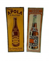 TWO COLA SIGNS EARLY 20TH CENT