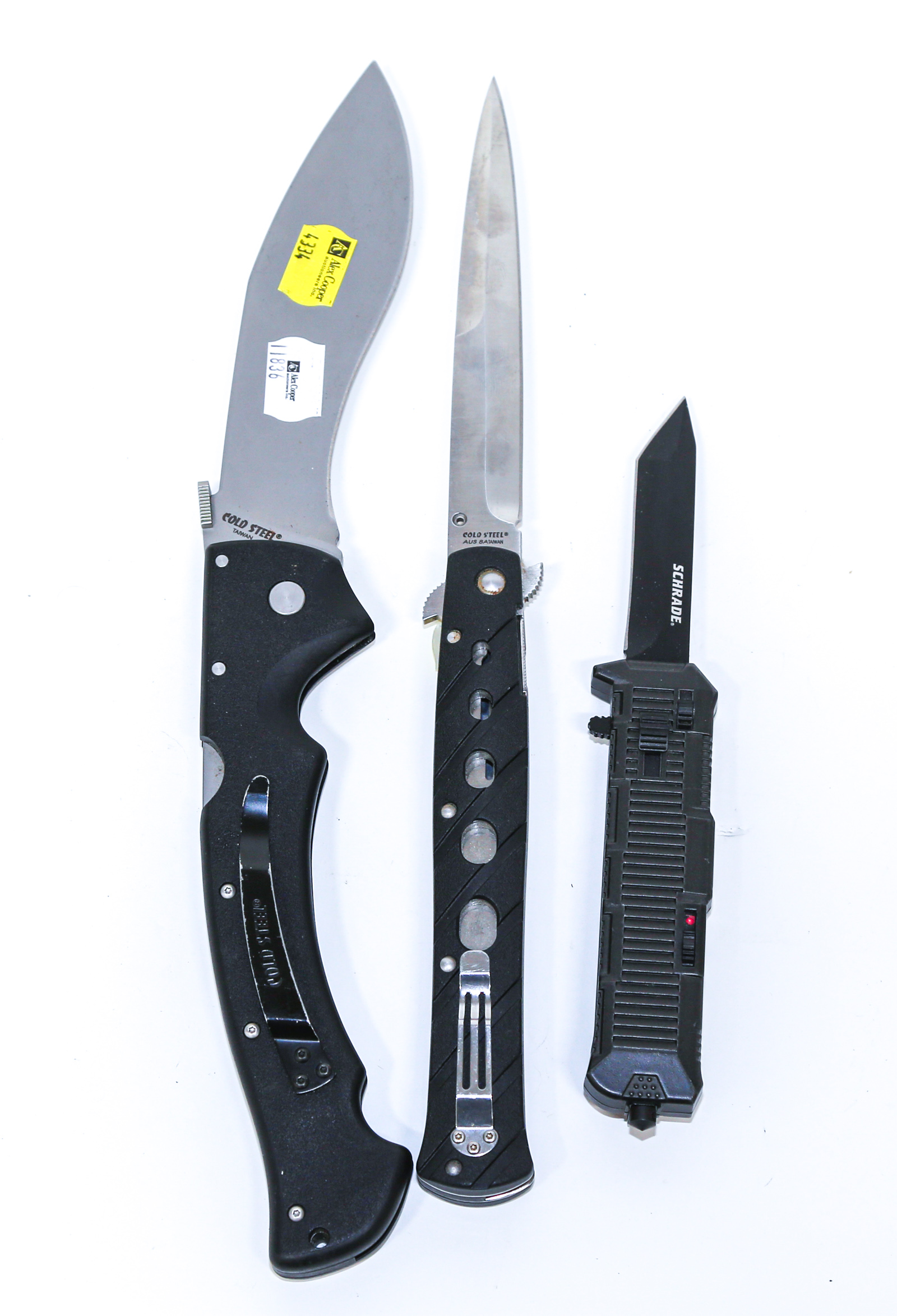 TWO COLD STEEL KNIVES WITH A