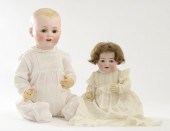 TWO COLLECTIBLE GERMAN BISQUE