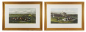 TWO COLOR ENGRAVINGS AFTER HEN