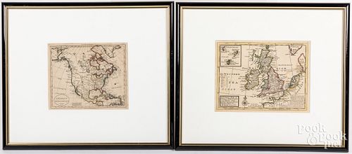 TWO COLOR LITHOGRAPH MAPSTwo