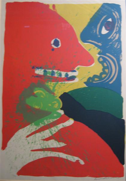 two color lithographs  BENGT