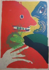 two color lithographs  BENGT L