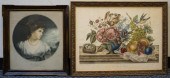 TWO COLOR LITHOGRAPHS, 'JANE E