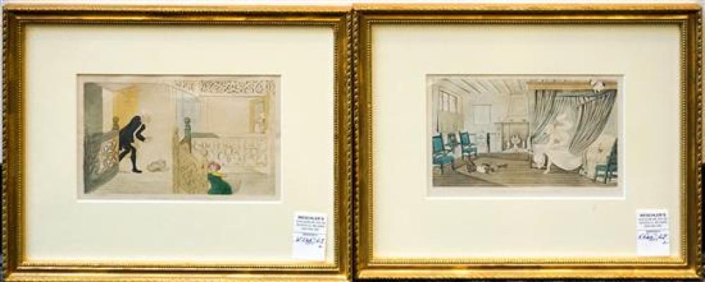 TWO COLOR LITHOGRAPHS OF DR.