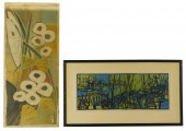 TWO COLOR PRINTS, ONE BY NATAL