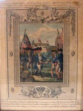 Two colored engravings    19th