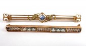 TWO COLORED GEMSTONE AND YELLO