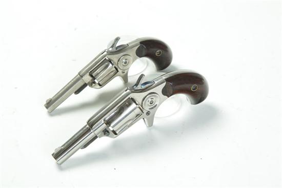 TWO COLT NEW LINE REVOLVERS. 