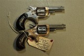 TWO COLT NEW LINE REVOLVERS. .
