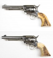 TWO COLT SINGLE ACTION ARMY RE