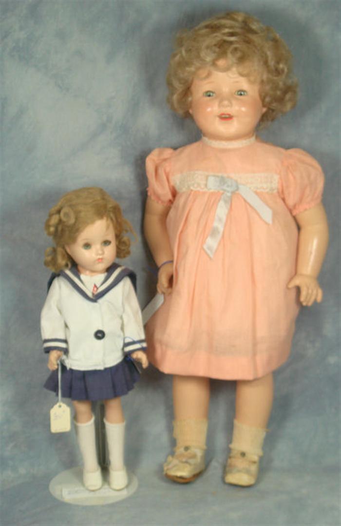 Two Composition Doll, the one in