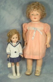Two Composition Doll, the one