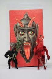TWO COMPOSITION HEAD KRAMPUS I