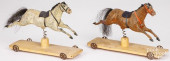TWO COMPOSITION HORSE PLATFORM