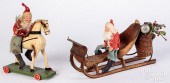 TWO COMPOSITION SANTA FIGUREST