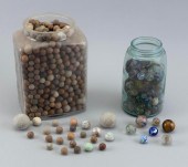 TWO CONTAINERS OF ASSORTED GLA