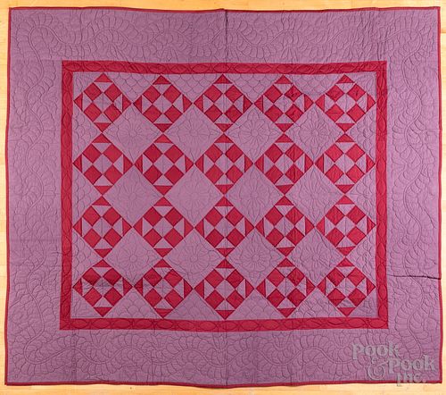 TWO CONTEMPORARY AMISH QUILTSTwo