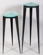 TWO CONTEMPORARY BLACK POWDER