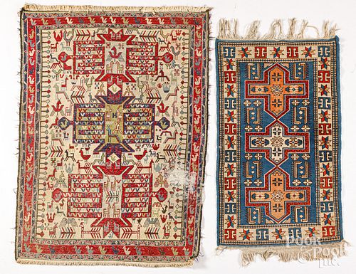 TWO CONTEMPORARY CARPETSTwo
