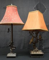 TWO CONTEMPORARY FIGURAL BIRD